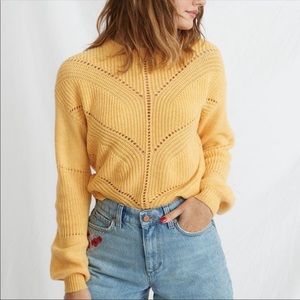 Marine Layer Olivia Balloon Sleeve Knit Sweater XS